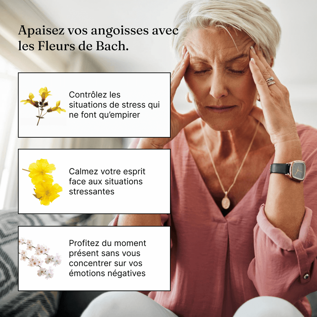 STRESS, ANXIÉTÉ ET PEURS - Fleurs de bach