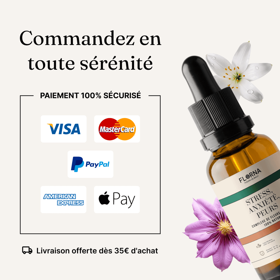 STRESS, ANXIÉTÉ ET PEURS - Fleurs de bach