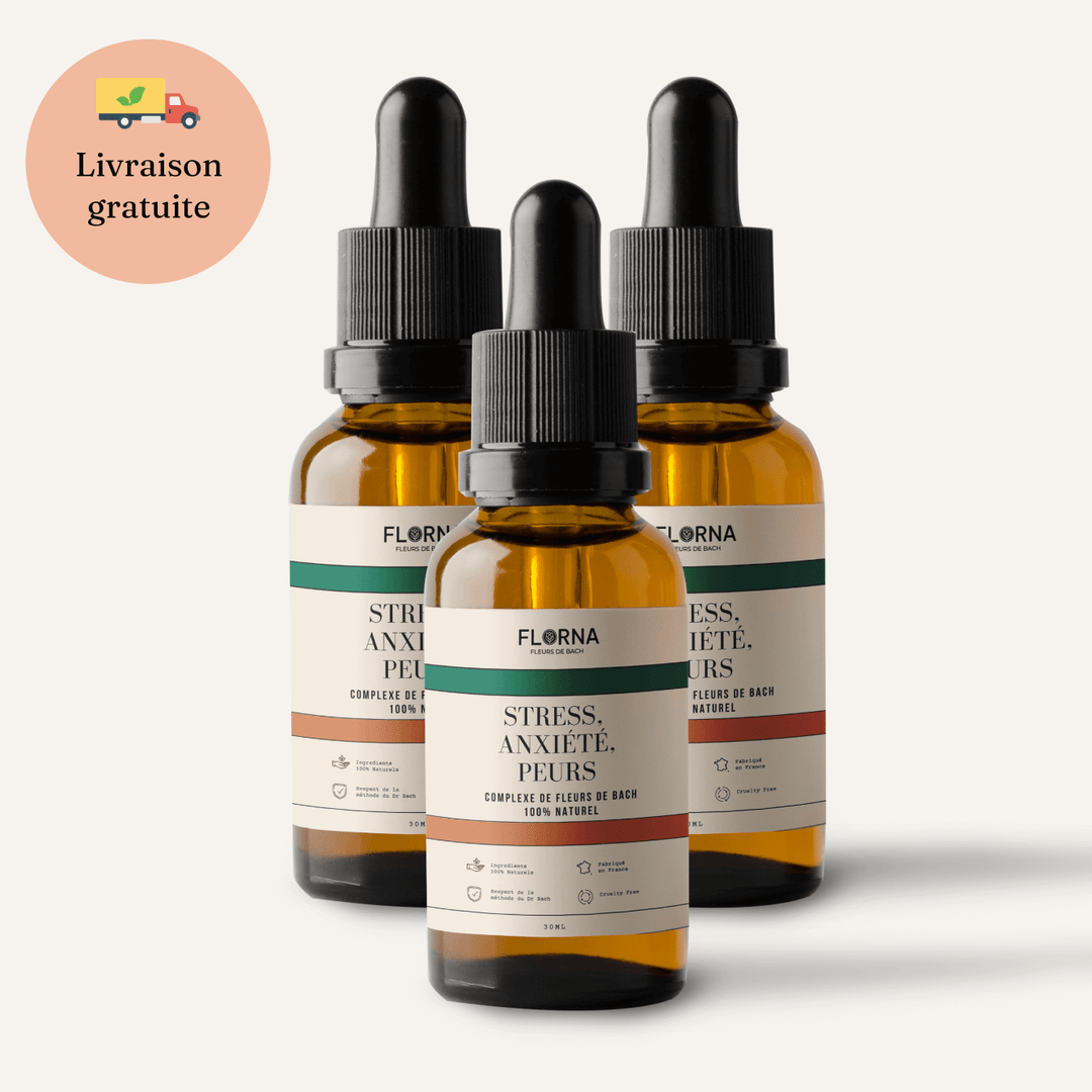 STRESS, ANXIÉTÉ ET PEURS - Fleurs de bach